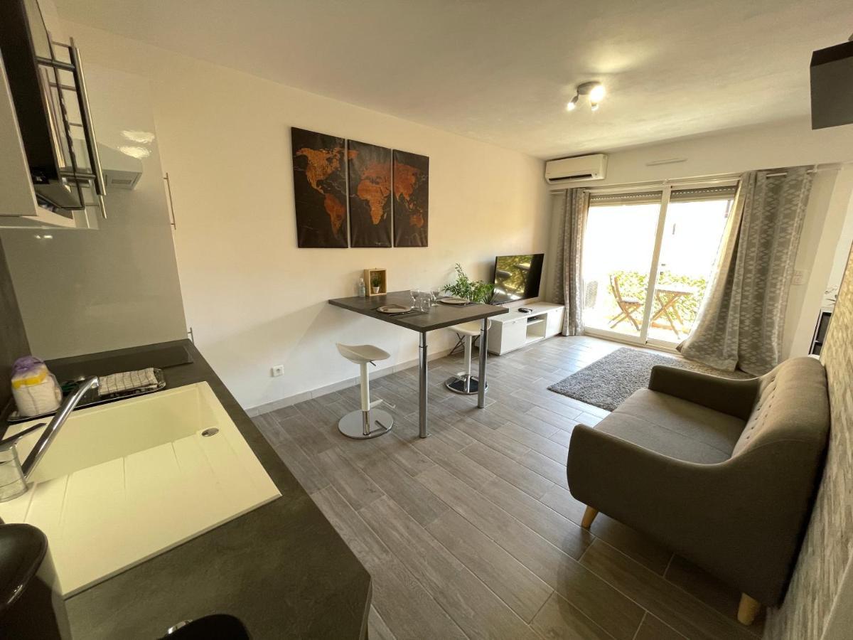 Centre De Beausoleil, Climatise, Wifi, Terrasse. Apartamento Exterior foto